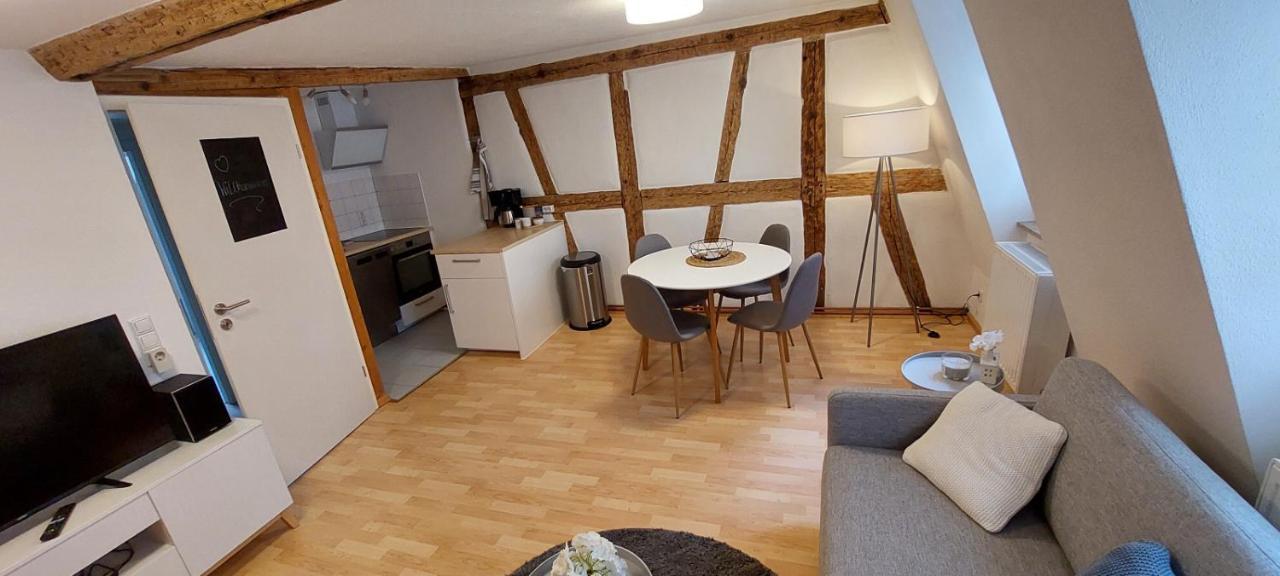 Zentrale Altbauwohnung Mit Flair Schwäbisch Hall Esterno foto