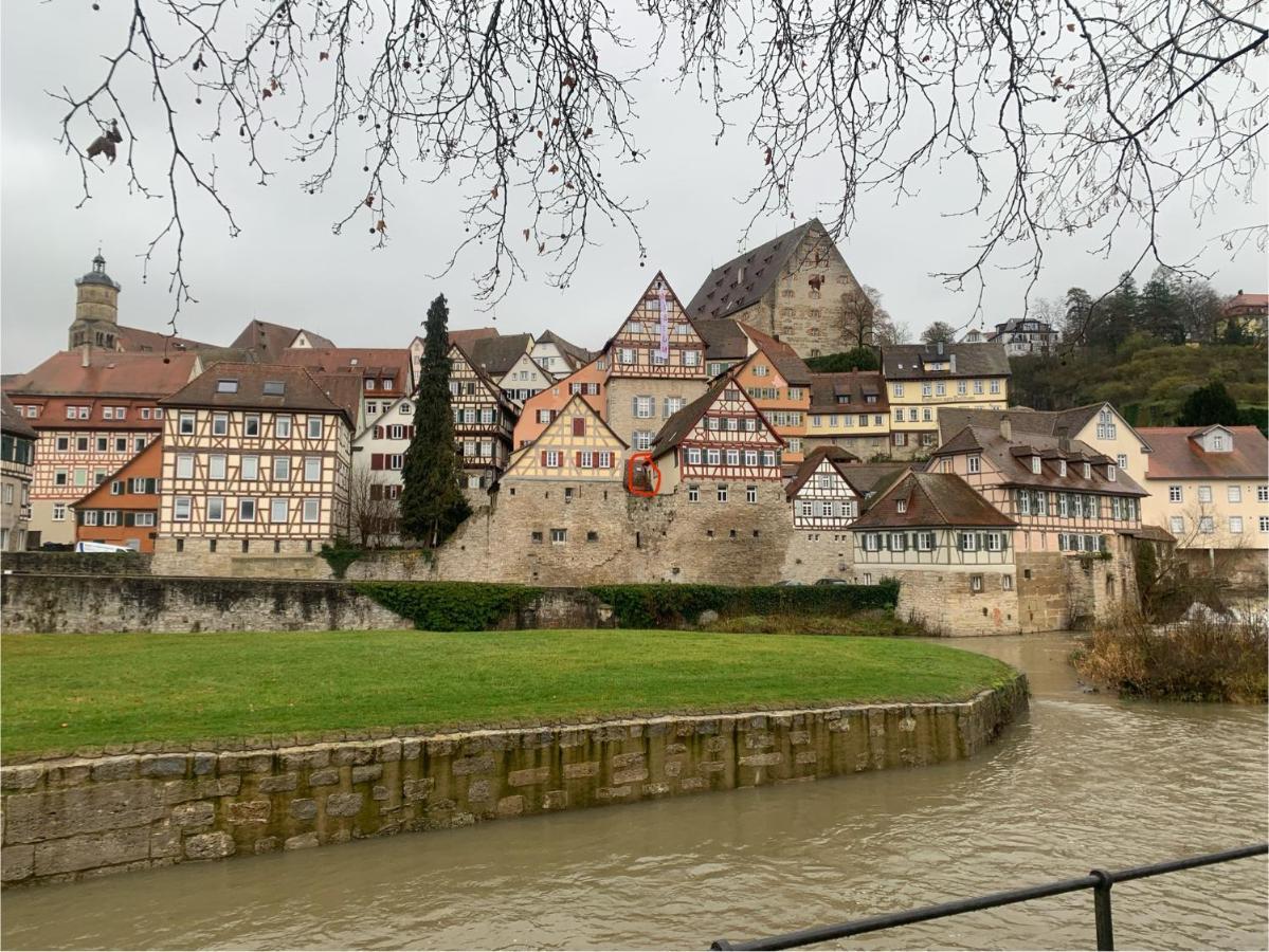 Zentrale Altbauwohnung Mit Flair Schwäbisch Hall Esterno foto